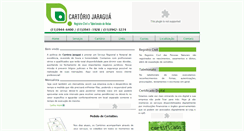 Desktop Screenshot of cartoriojaragua.com.br